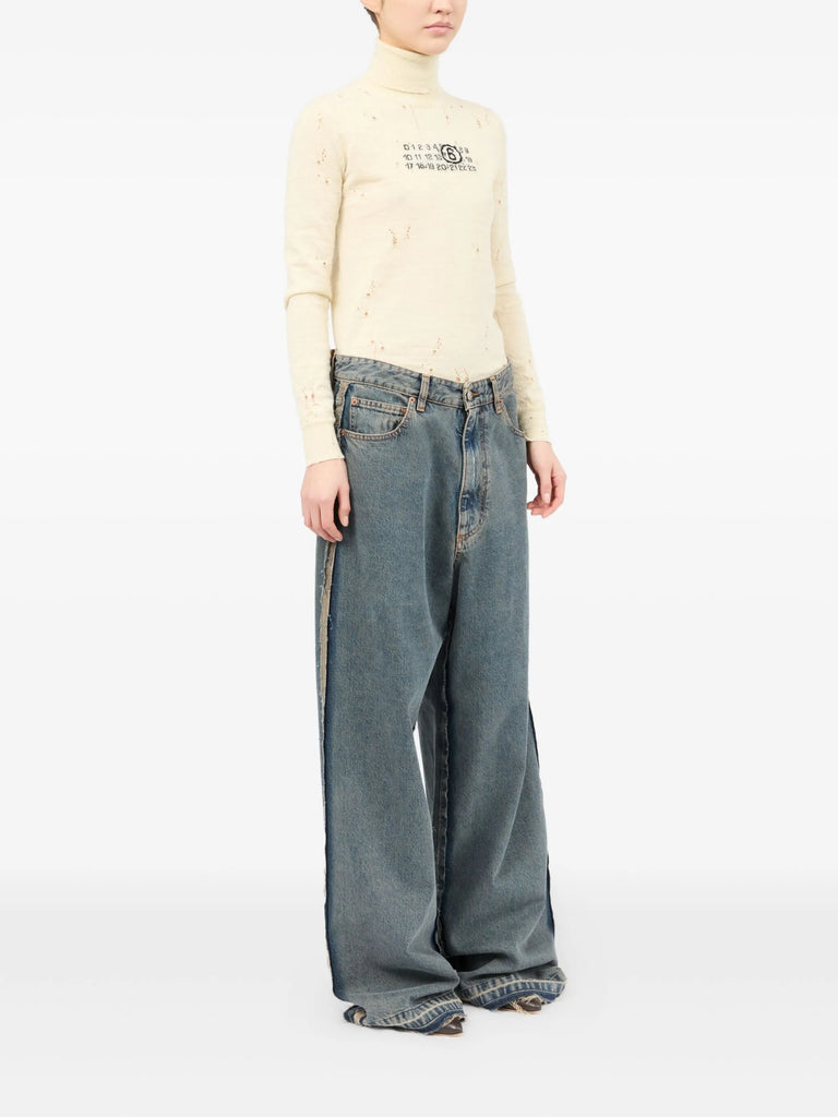 wide-leg jeans