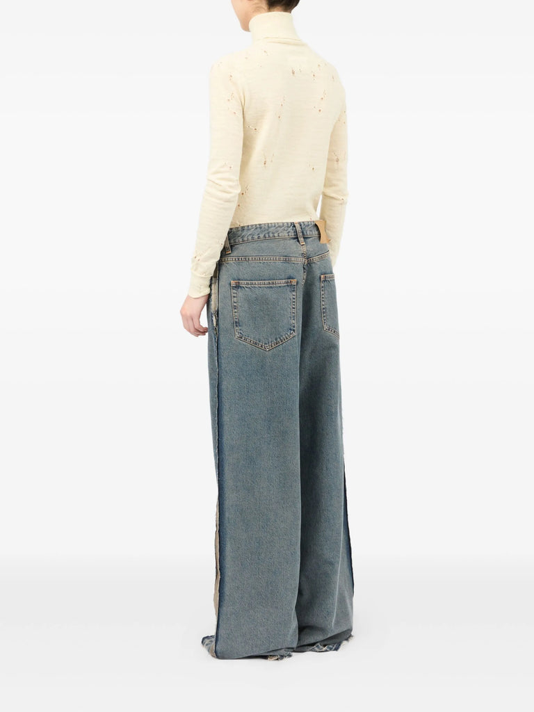 wide-leg jeans