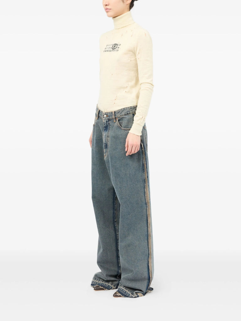 wide-leg jeans