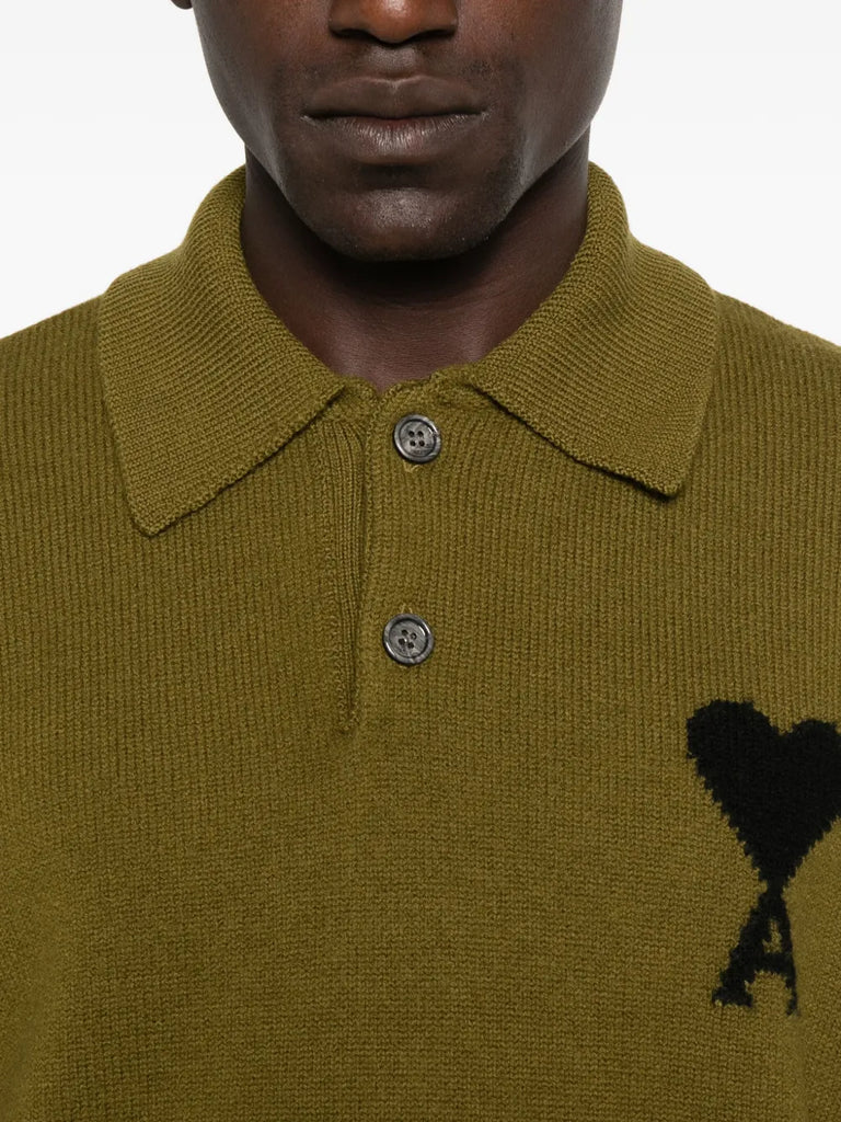 Ami De Coeur wool polo shirt