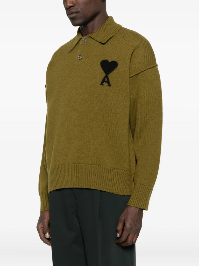 Ami De Coeur wool polo shirt