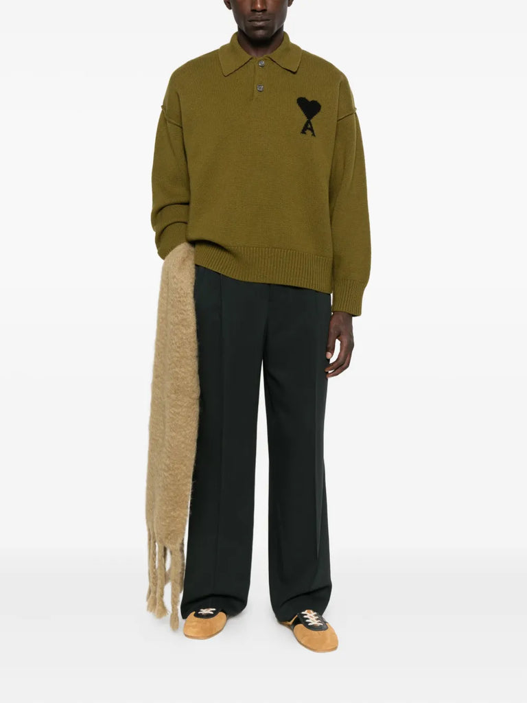 Ami De Coeur wool polo shirt