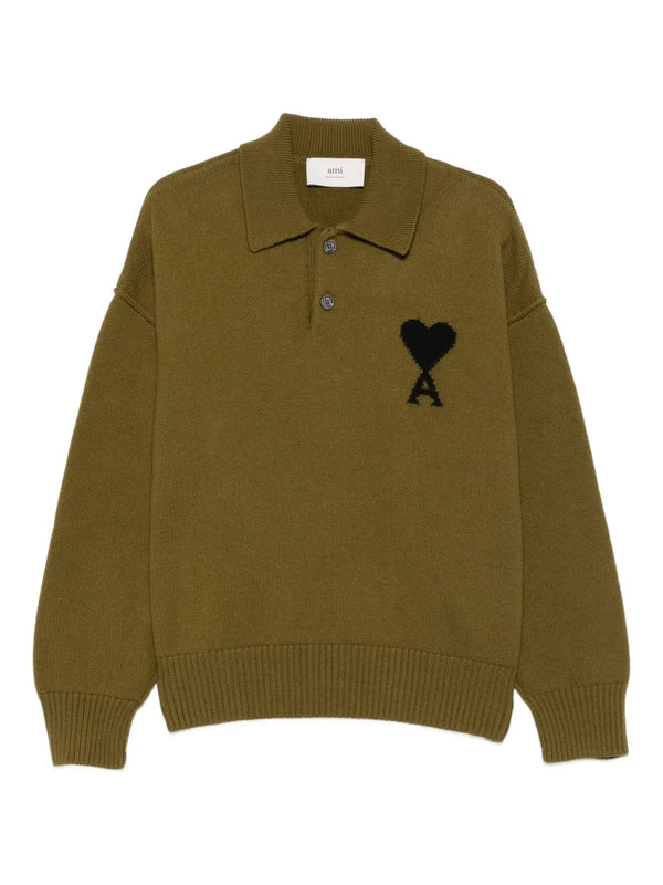 Ami De Coeur wool polo shirt