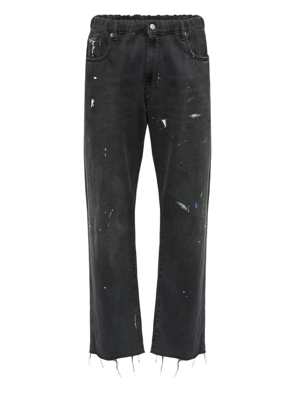distressed jeans