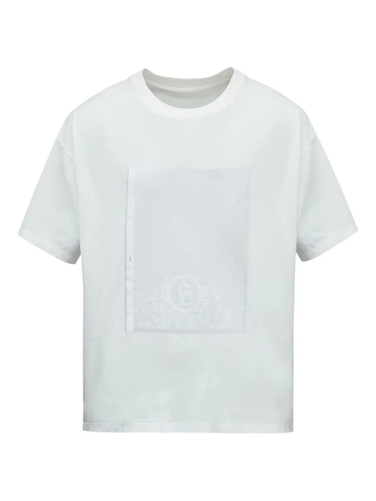 graphic-panelled T-shirt