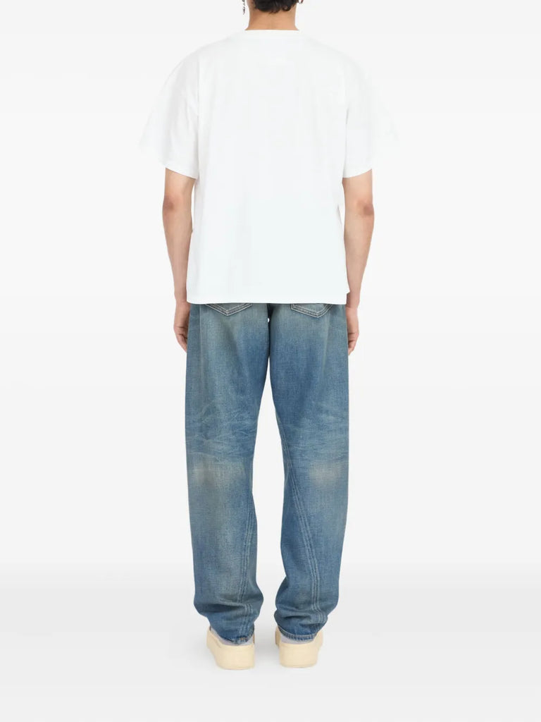 graphic-panelled T-shirt