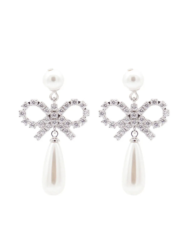 Bow Droplet earrings