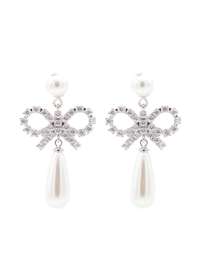 Bow Droplet earrings