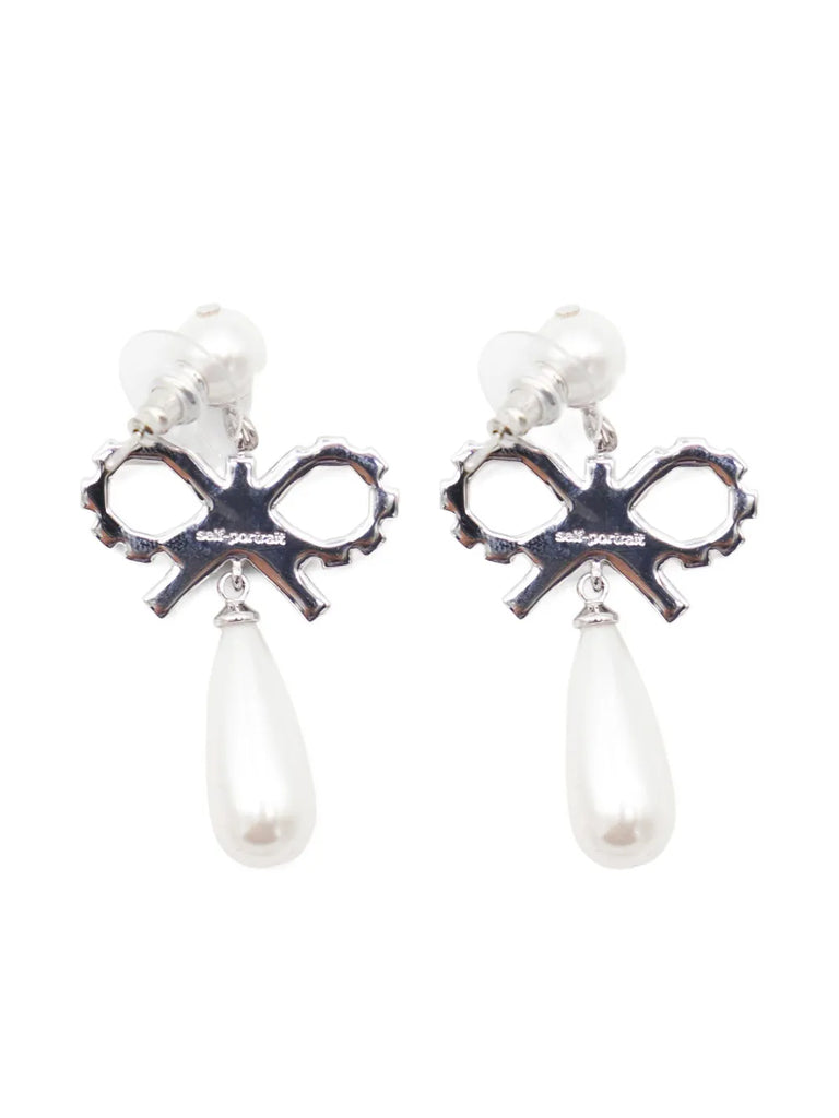 Bow Droplet earrings