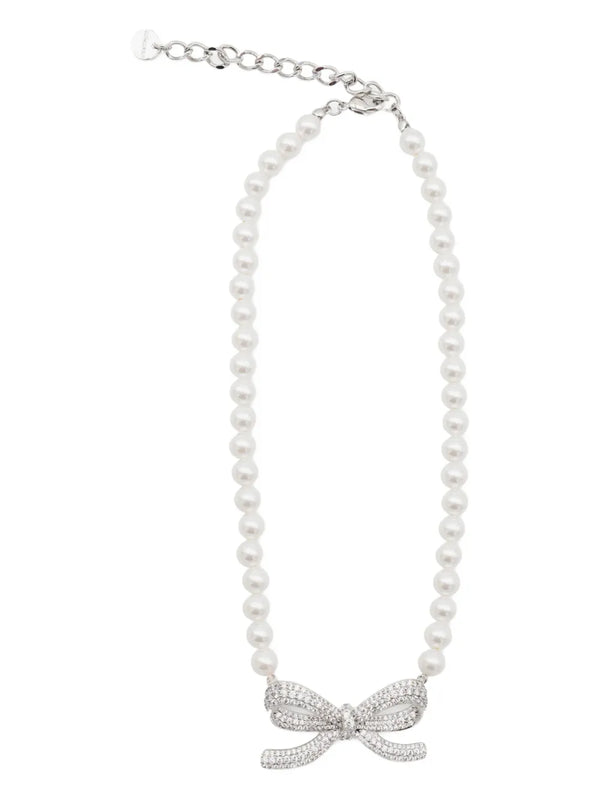 Bow Pearl necklace