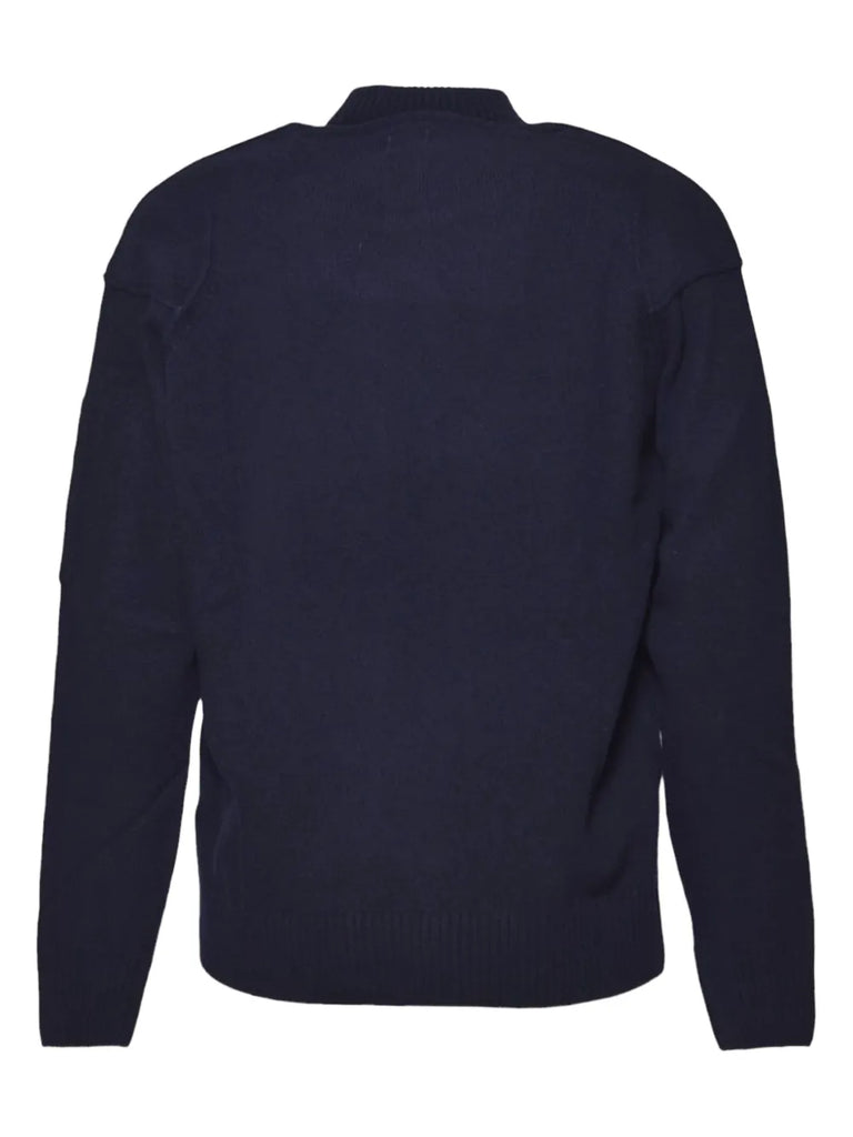turtleneck lens-pocket sweater