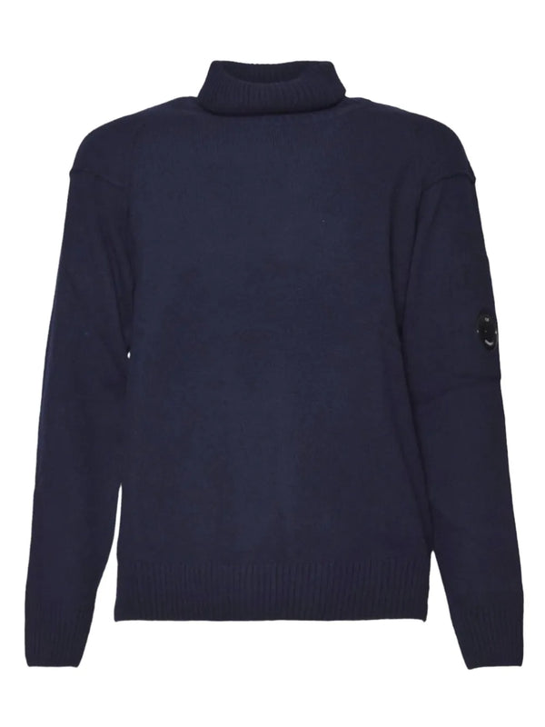 turtleneck lens-pocket sweater