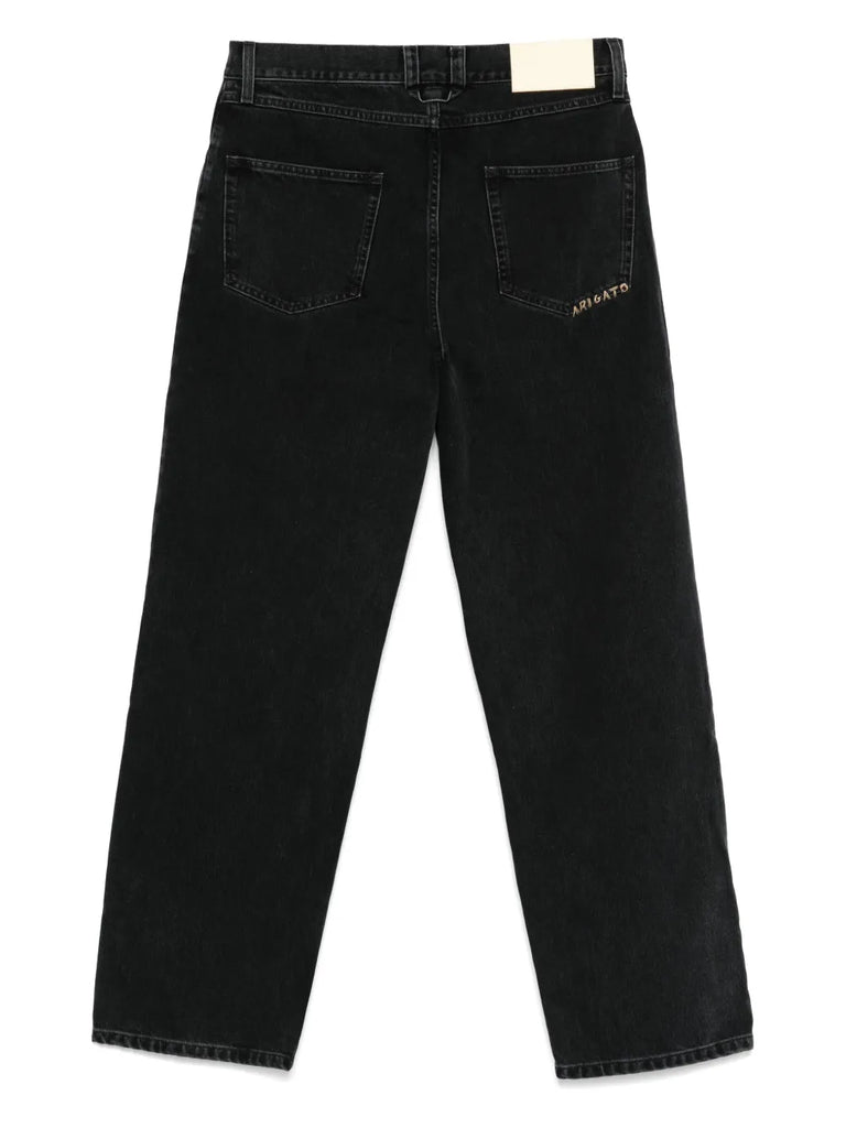 straight-leg jeans