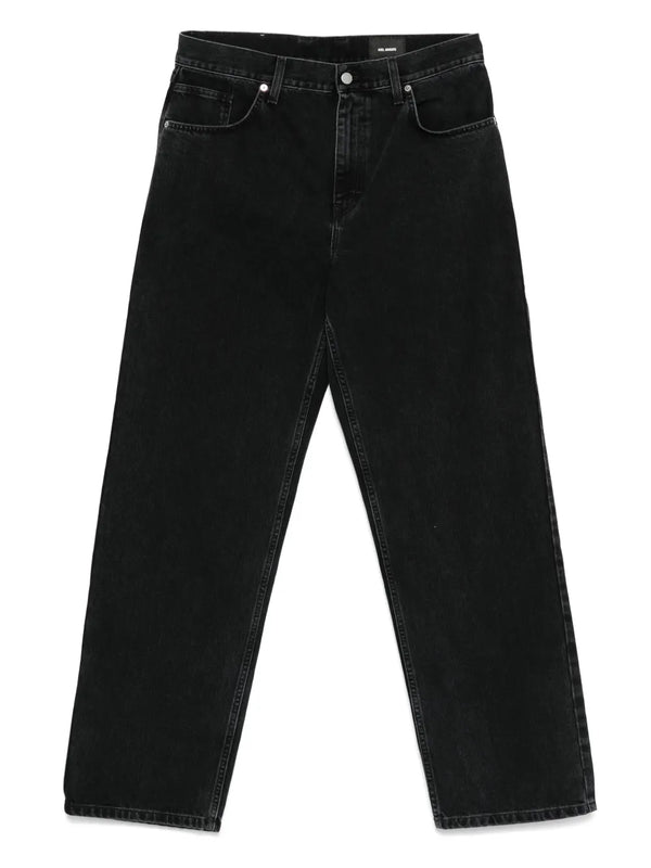 straight-leg jeans