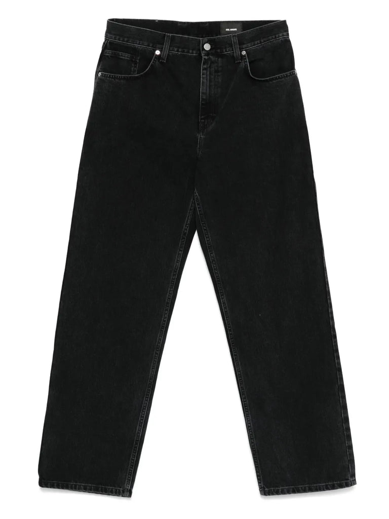 straight-leg jeans