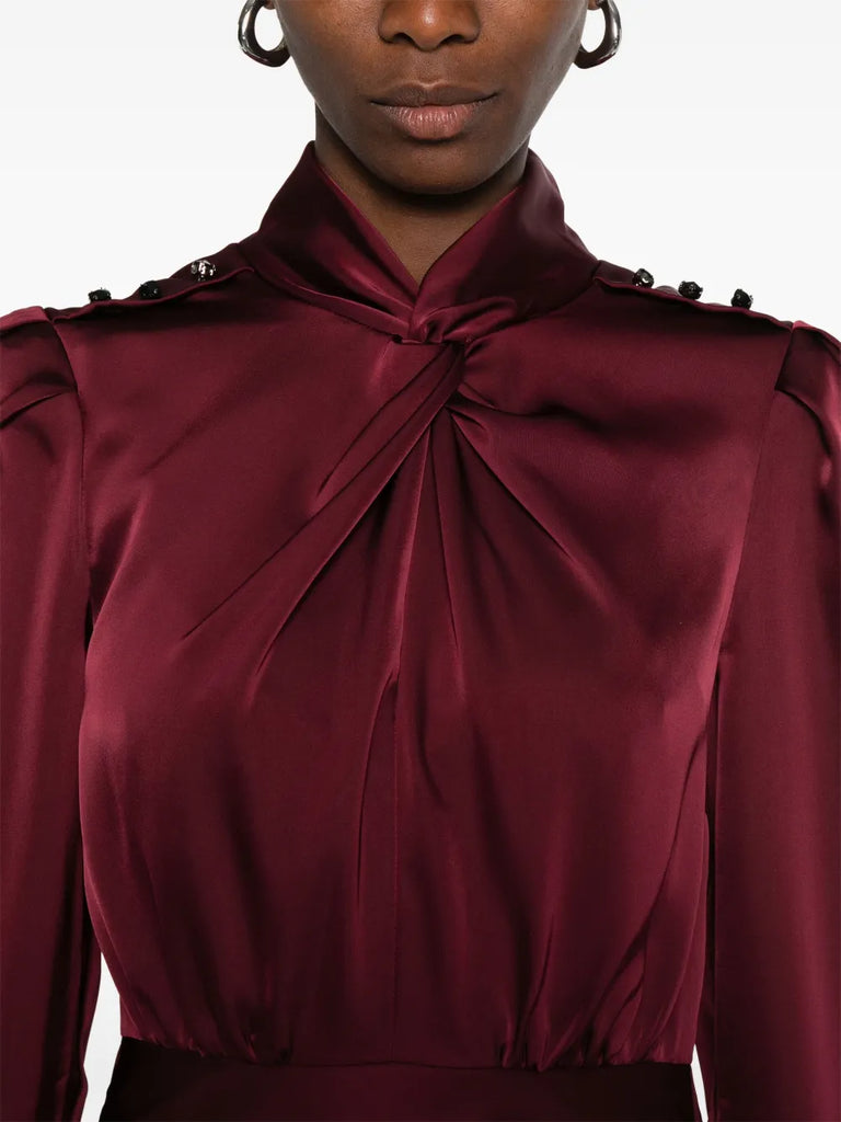 gathered dress