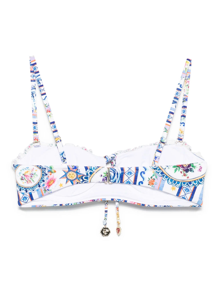 tie-front bikini top