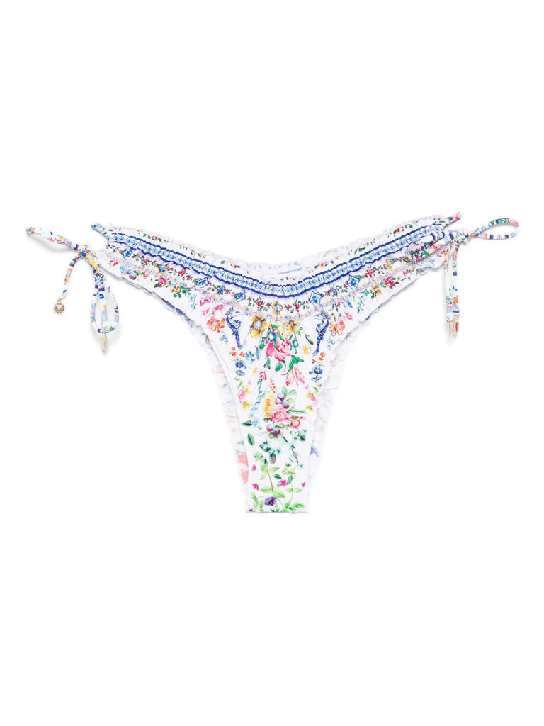 Floral print bikini bottom