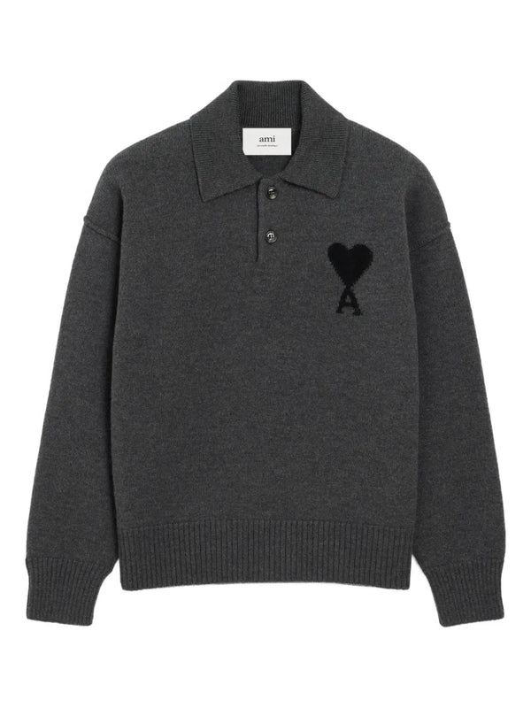 Ami De Coeur wool polo shirt