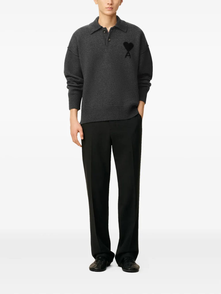 Ami De Coeur wool polo shirt