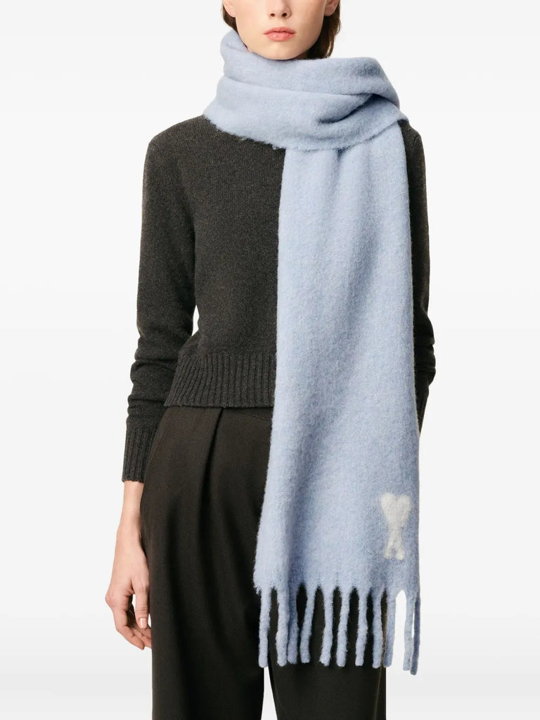 Ami De Coeur fringed scarf