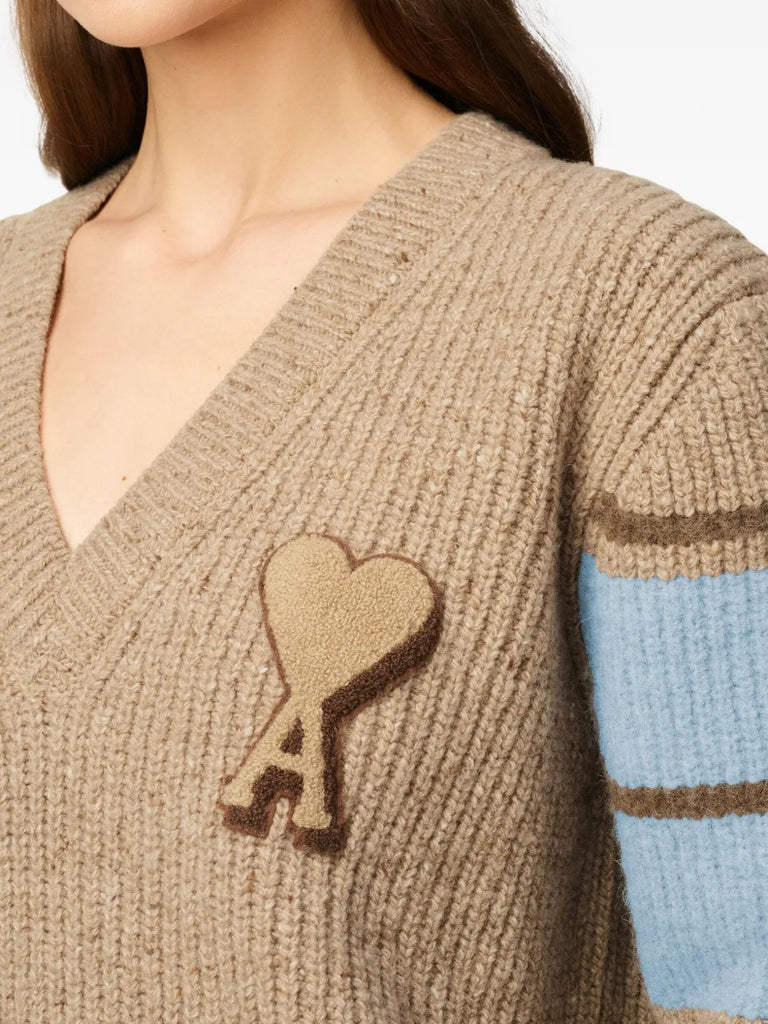 Ami de Coeur v-neck sweater