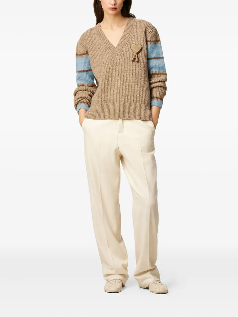Ami de Coeur v-neck sweater