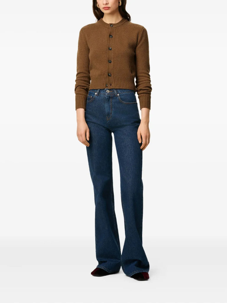 cotton flare fit jeans