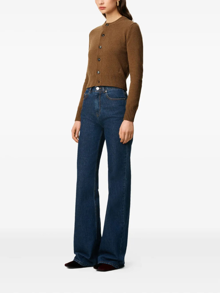cotton flare fit jeans