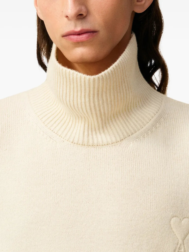 Ami de Coeur funnel neck sweater