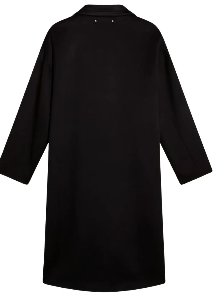 single-breasted welt-pocket coat