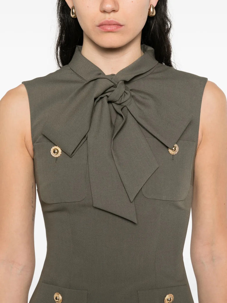 twill mini dress