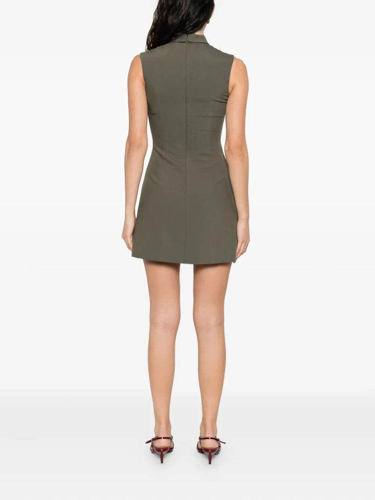 twill mini dress