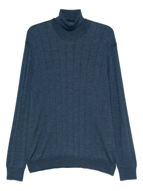 ribbed turtleneck top
