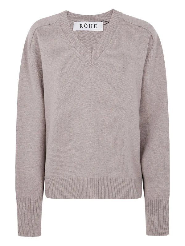 Sleeve Wrap wool jumper