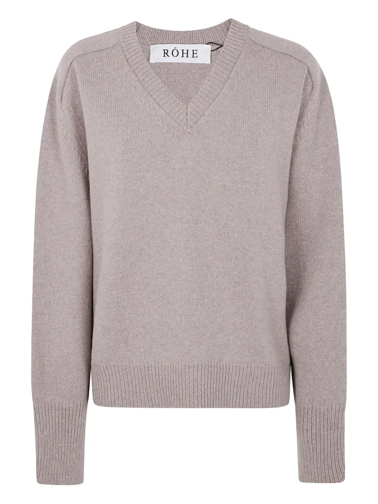 Sleeve Wrap wool jumper