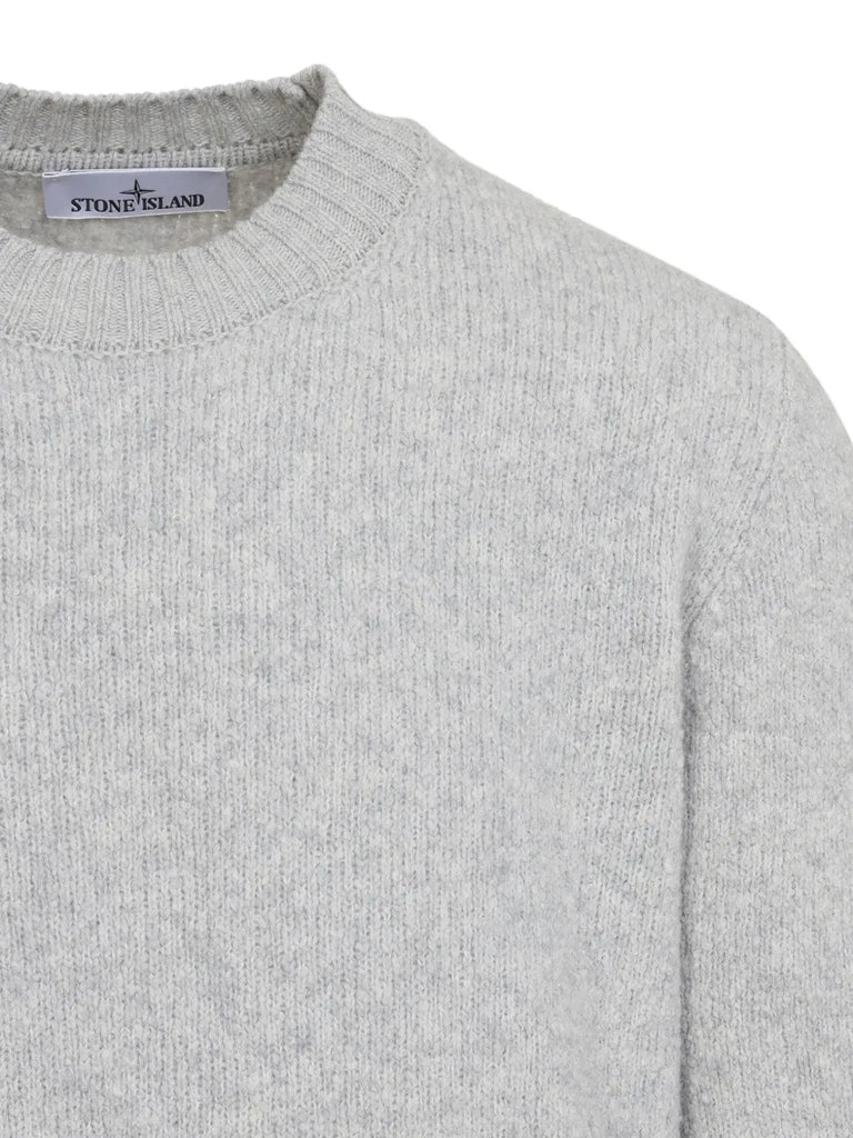 ribbed crew-neck sweater
