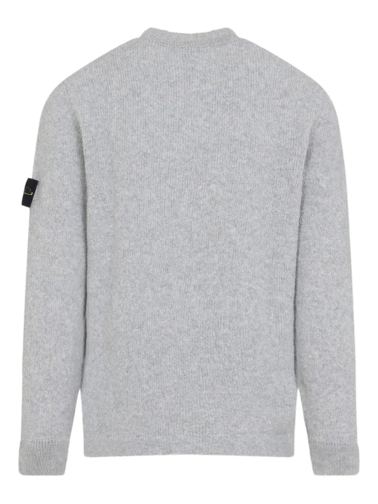 ribbed crew-neck sweater