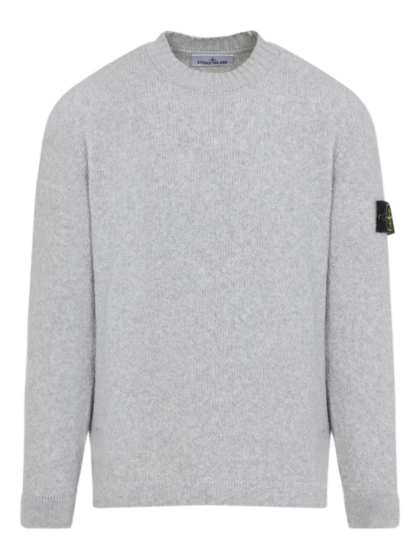 ribbed crew-neck sweater