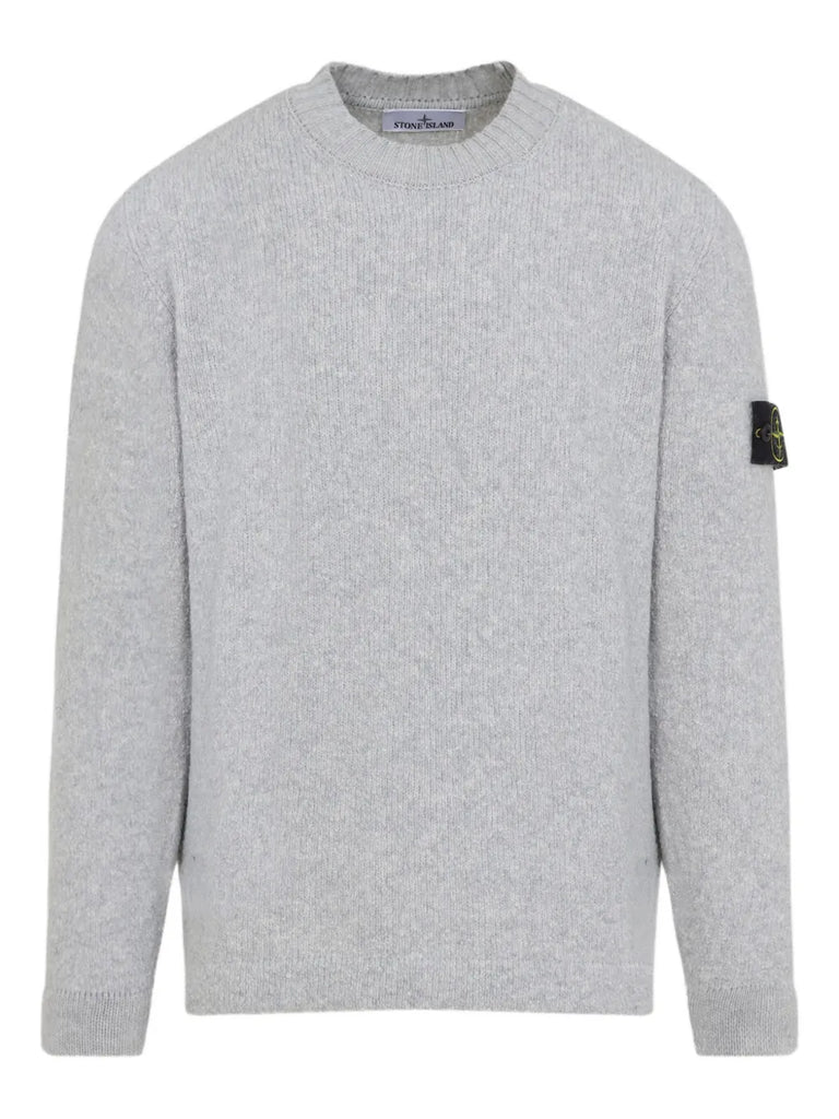 ribbed crew-neck sweater