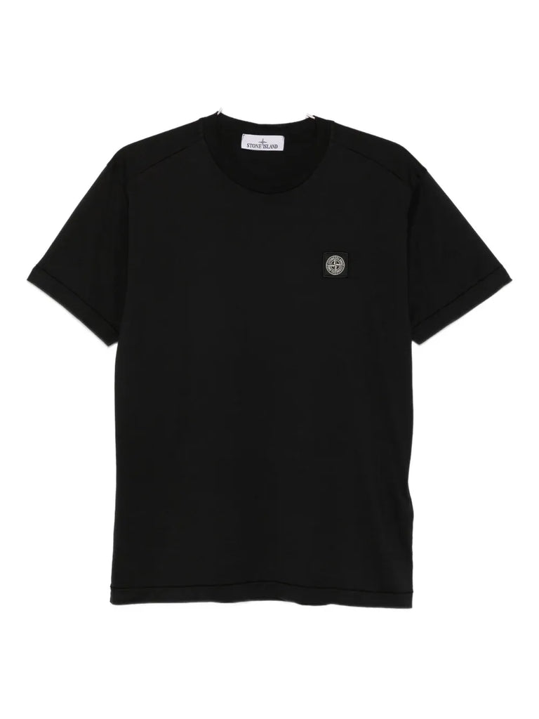 logo-patch cotton t-shirt