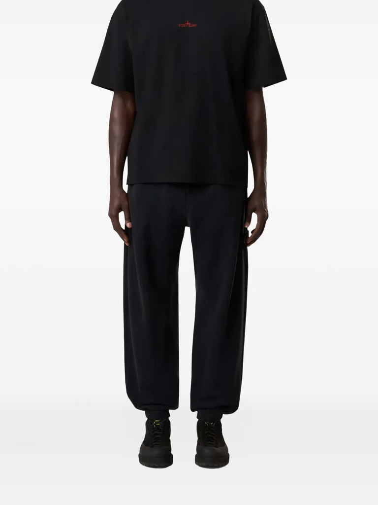 compass-patch trousers