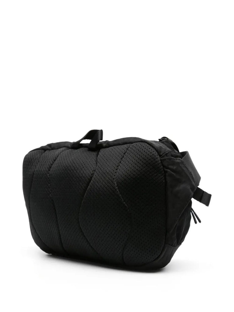 quilted lens-detail bag