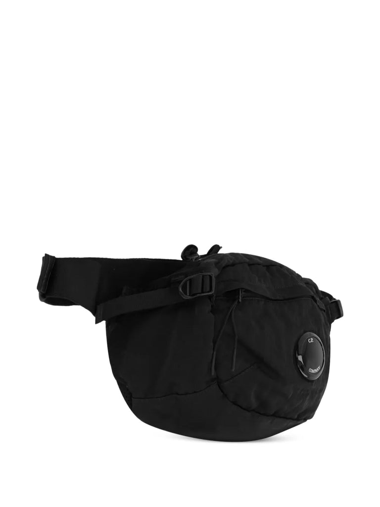 quilted lens-detail bag