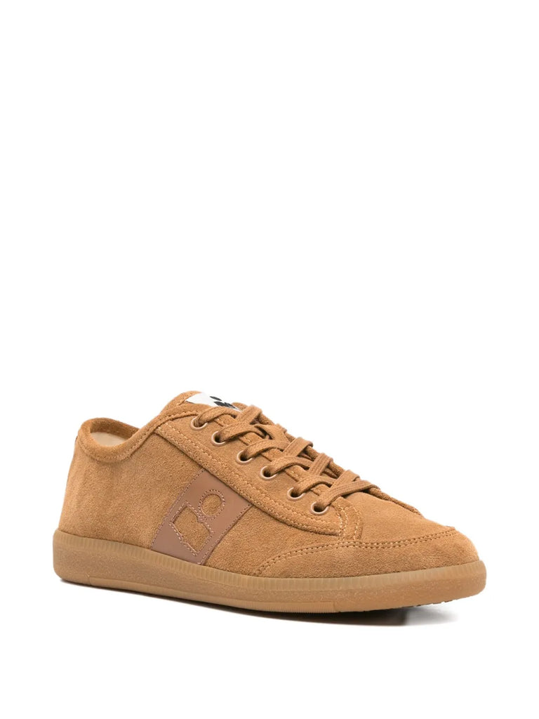 suede lace-up sneakers