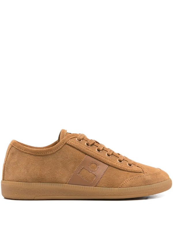 suede lace-up sneakers
