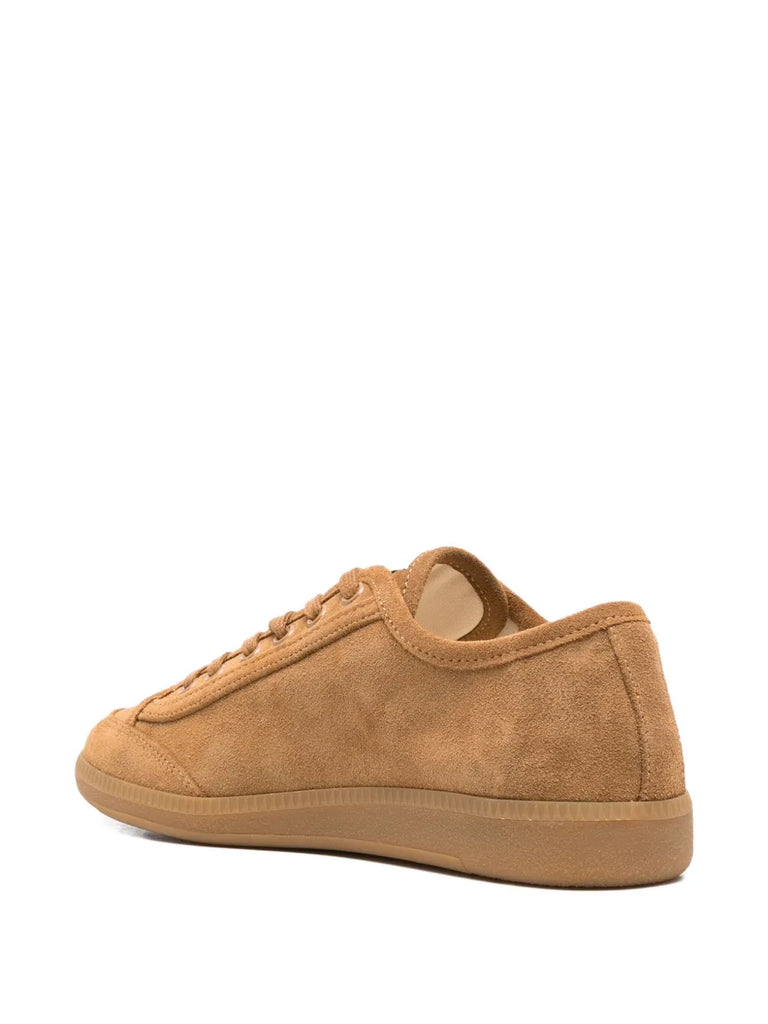 suede lace-up sneakers