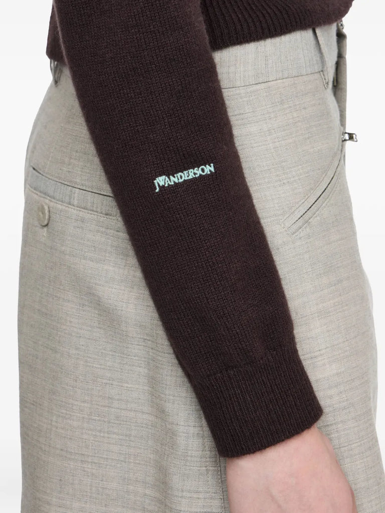 embroidered cardigan