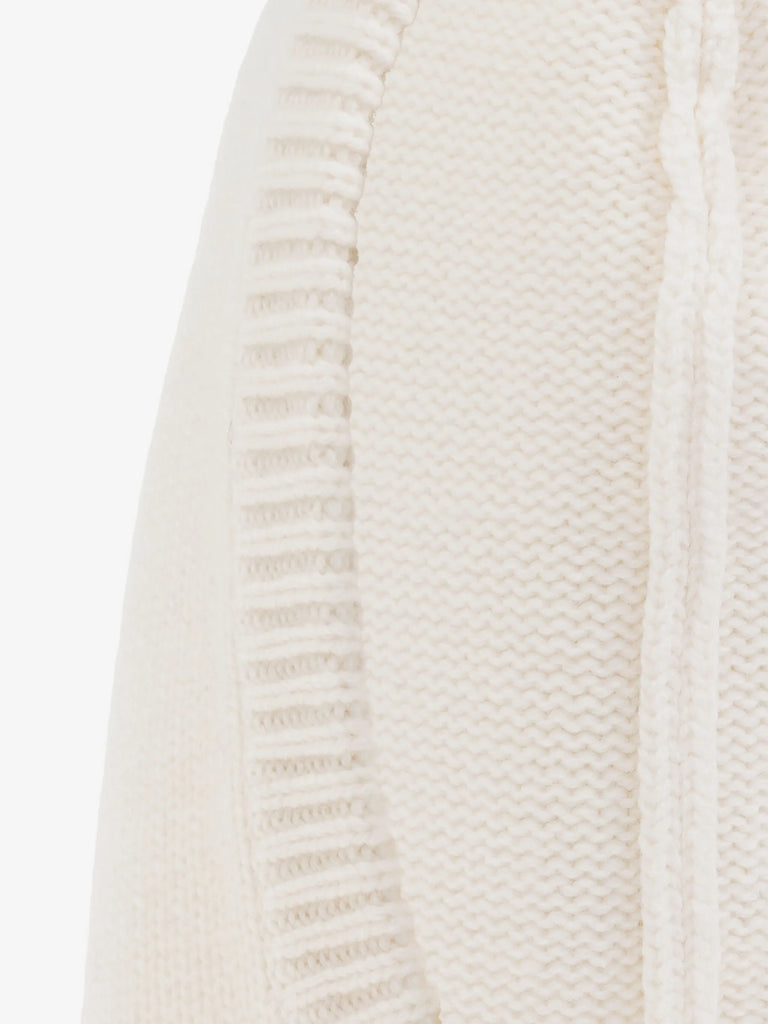 ribbed-trim balaclava