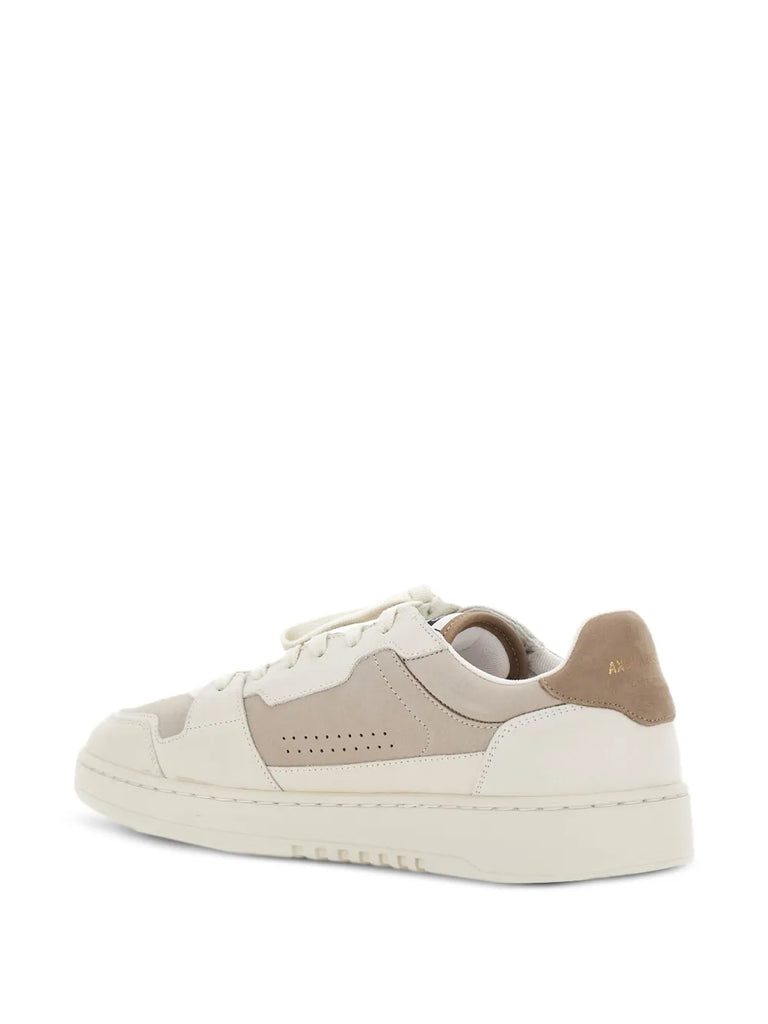 Dice Lo perforated suede trainers